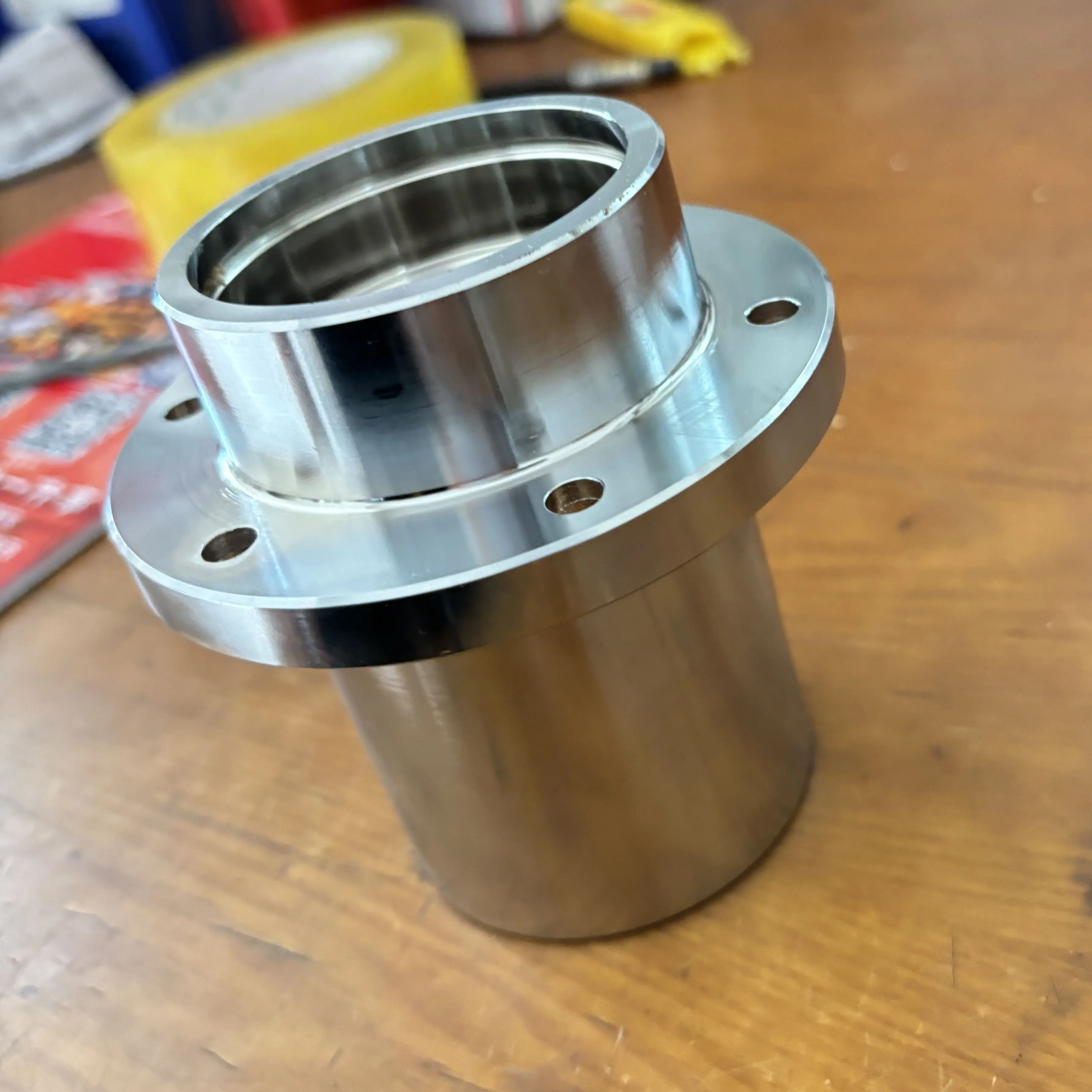 OEM китайская фабрика Заказная нержавеющая сталь CNC сервисная безмасляная бронзовая латунная втулка подшипника буровая