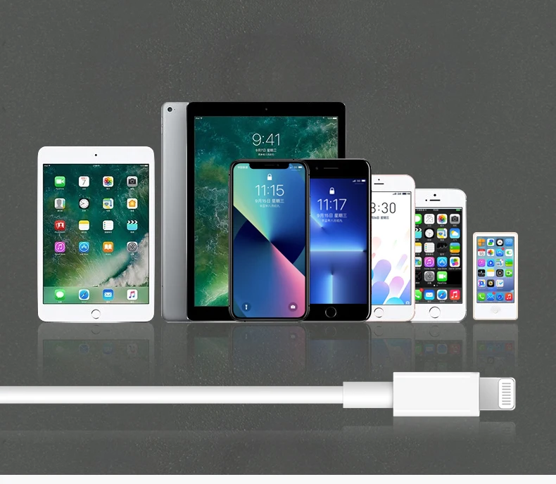 Moreasy Durable Using Nice Price 1.8m Charging Usb Data Cable For Iphone Charger