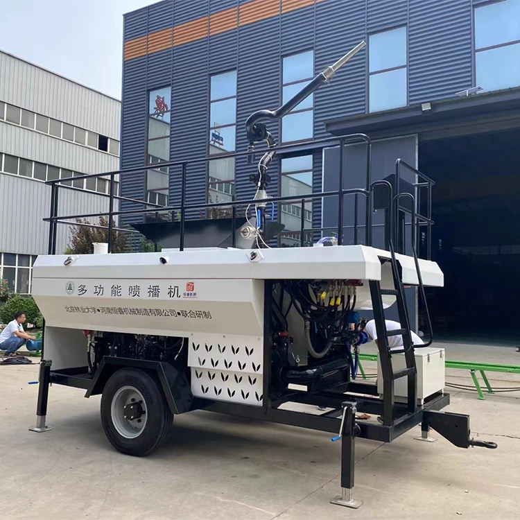 diesel grass seed spraying machine hydroseeder machine for mountain slope virescence engineering Green Mulch
