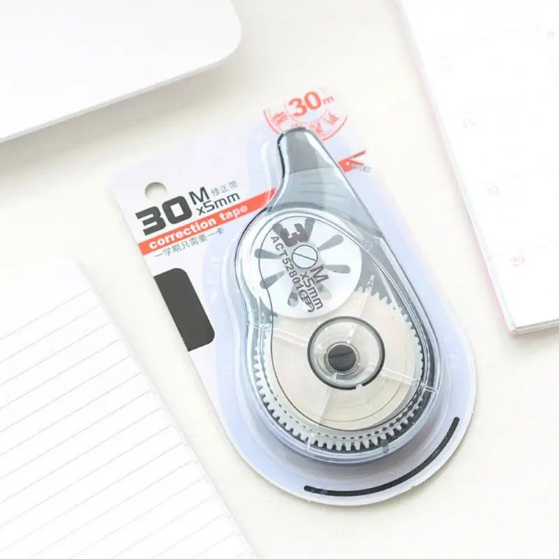  Настоящая Корректирующая лента канцелярская коррекционная ролик 30 м длинный белый стикер Исследование офис самый большой-продаваемые инструменты