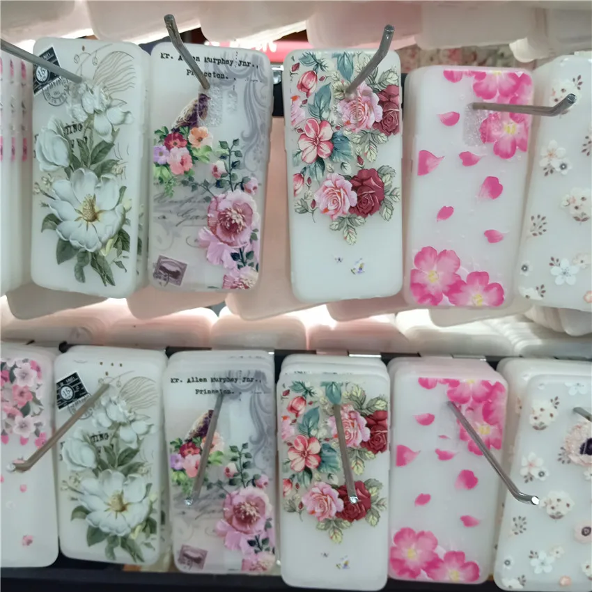 3D relief three-dimensional color painting flower MAX grinding mobile phone shell silica gel TPU soft protective cover