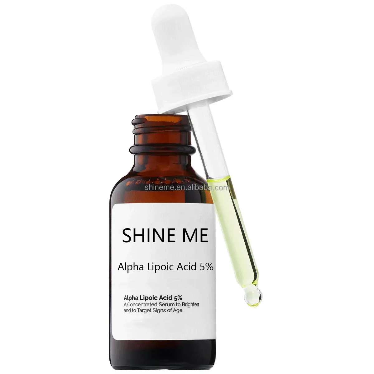 OEM Highly Potent Water-free Antioxidant Serum Anti-aging Age-defying Alpha Lipoic Acid 5% Serum