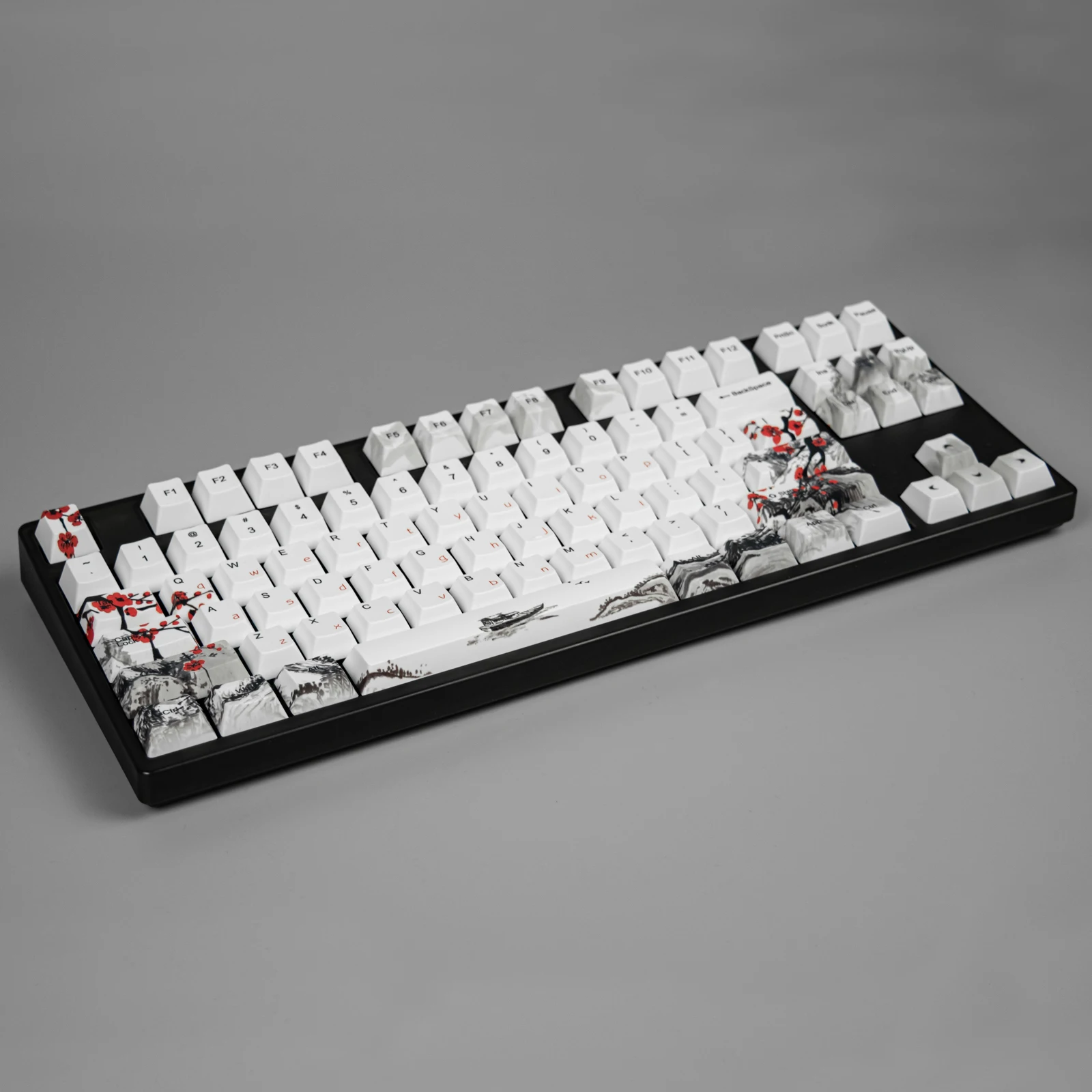 Custom Keycaps 87 Key Wireless RGB Backlit Clavier Ink Tactile Switch PBT Keycap Mechanical Keyboard Gaming