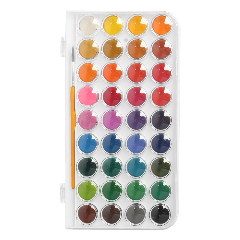 professional 10/18/24/32 colors good watercolor paint set for  Classroom, Parties, Kindergarten and Art Activities