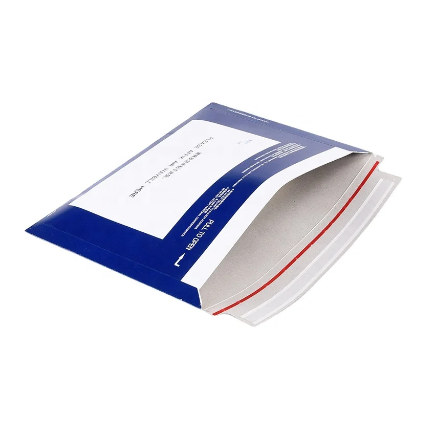 Wholesale Envelope Packaging Hard Back Cardboard Envelope Pouch Rigid Cardboard Mailing Envelopes