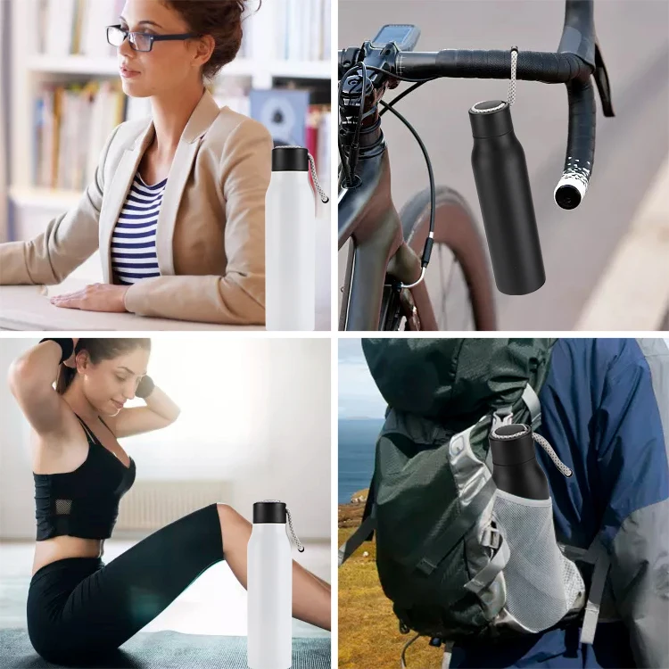 2021 New Arrive Stainless Steel  Double Wall Custom Logo Keeping Hot for 24 Hours Vacuum Flask Bottle