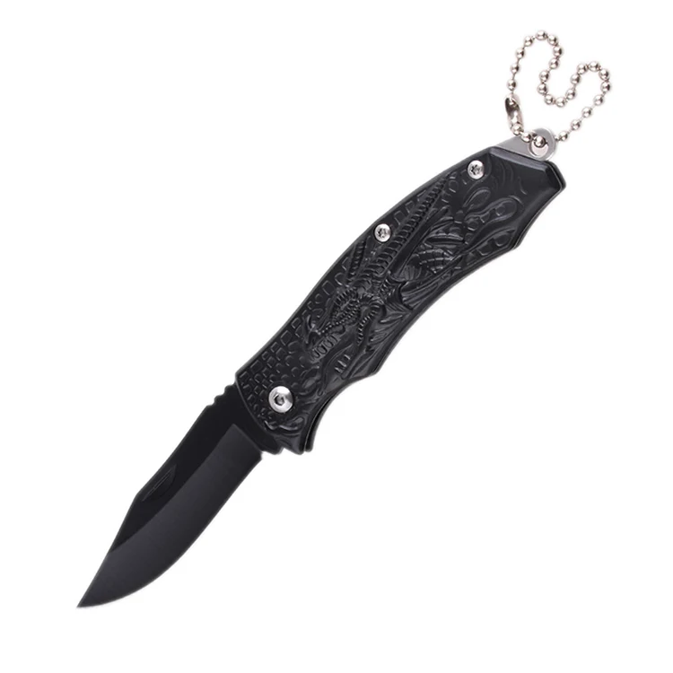 Army Multi Function Survival Knife With Keychain Kingring Stainless Steel Pocket Knives Gift Portable Pocket Knife Tool Camping