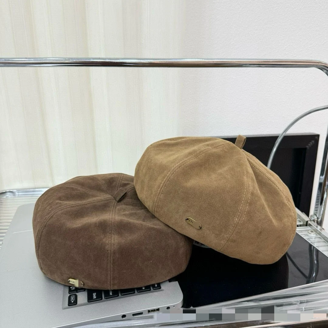 B73 Senior Beret Ladies Autumn Fashion Temperament Korean Bud Hat Network Red Octagon Hat Show Face Small Painter Hat