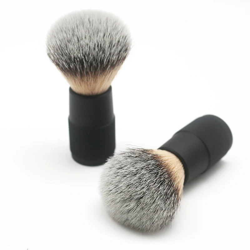 JDK Metal Handle Synthetic Hair Shaving Brush for Men Black Color Shave Brush Grooming
