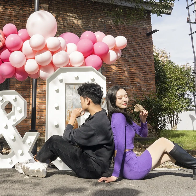 Алфавитный шатер цифры 5 футов Светильники для свадьбы алфавит 4 фута шатры буквы и день рождения