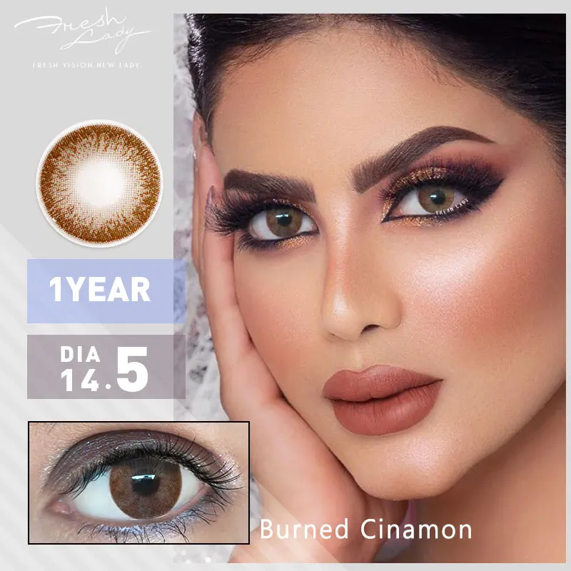 New & Original colour contact lens glass vial lenses colored eye