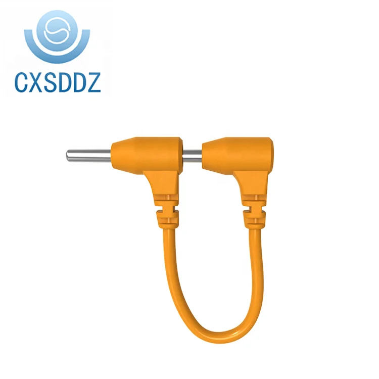 CXSDDZ Highly flexible  test lead with stackable 2mm rigid plugs  on both ends