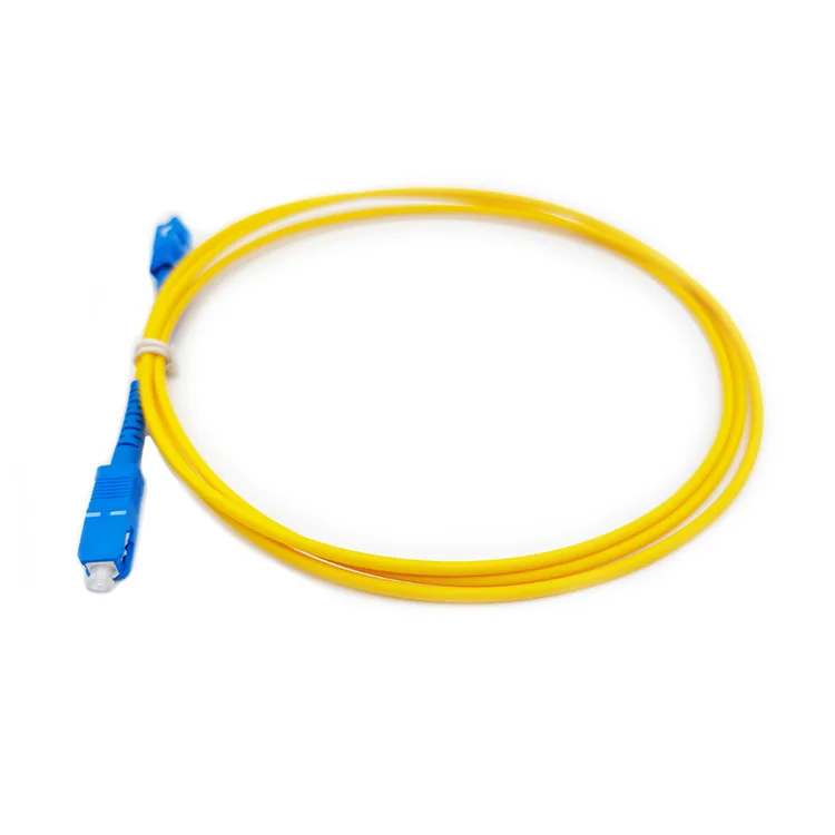 SC APC Simplex Single mode G652D Fiber Optic Patch cord cable de conexion de fibra Fiber Jumper patch cord sc sc