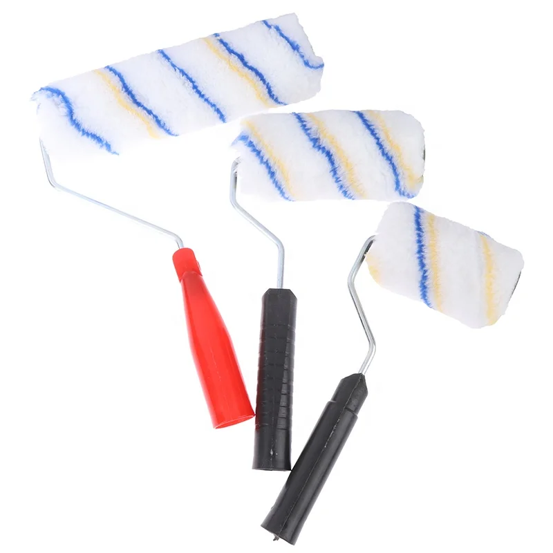 Industrial & DIY 6 & 18-Inch Polyester and Acrylic Wall Paint Rollers Pattern Roller Painting Brush with OEM Customization