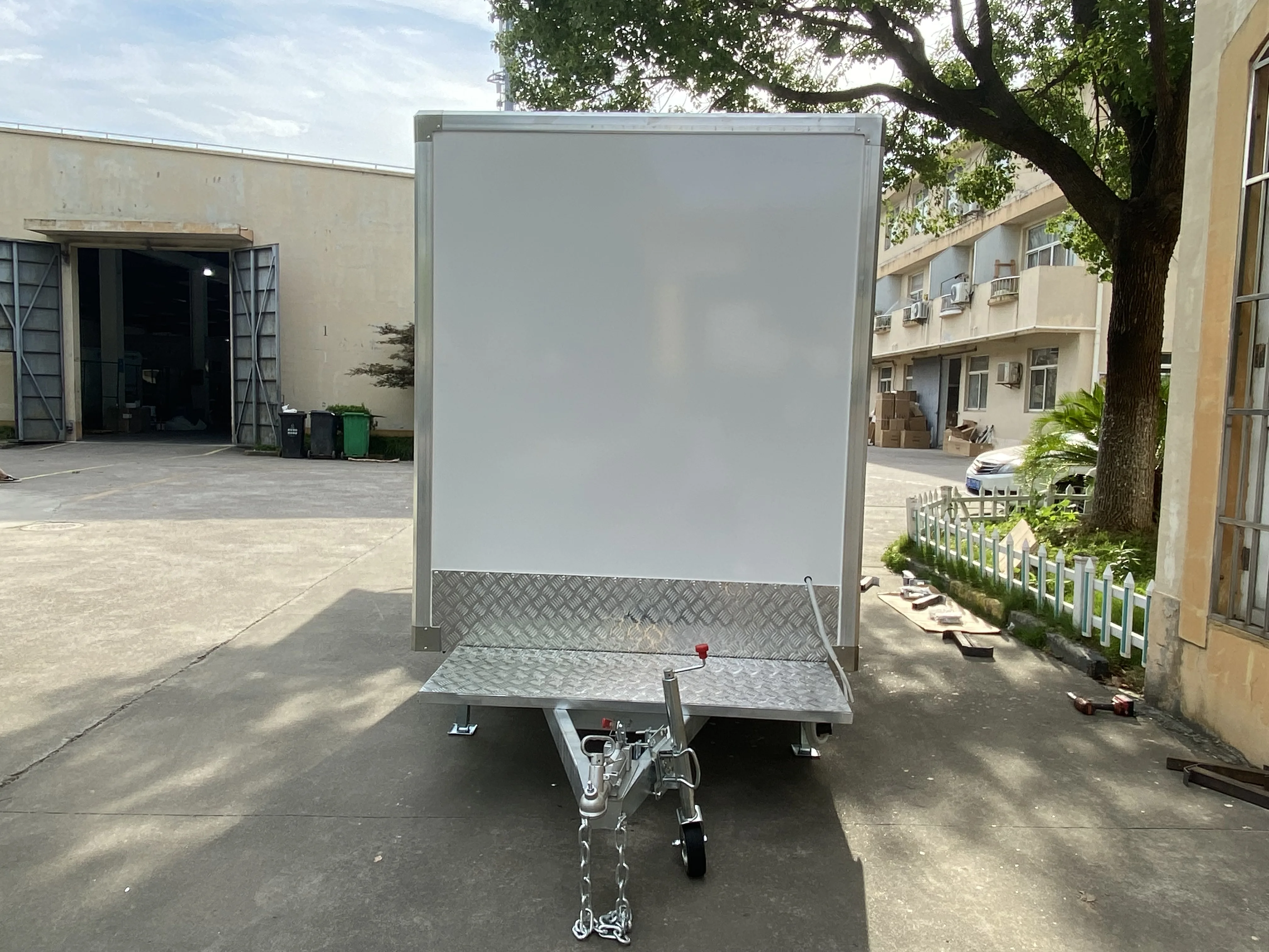12 foot commercial food vehicle licensed street mobile food truck pusher fast food trailer for sale worldwide