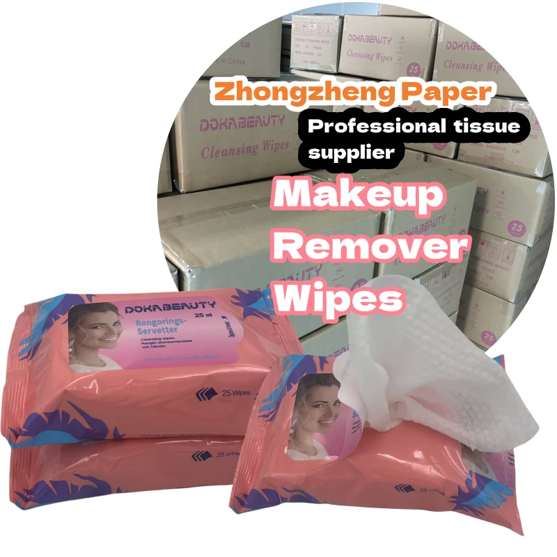 Daily Household Use Facial Cleaning Towelettes Makeup Remover Wipes Ladies cleaning wet wipes