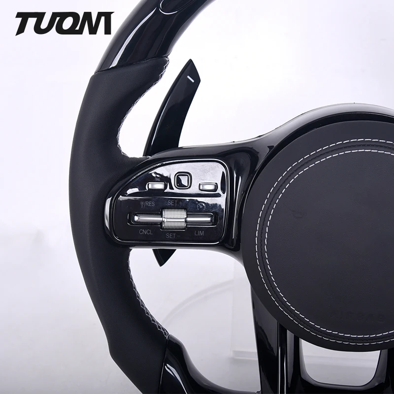 High Performance 100% Real Carbon Fiber Steering Wheel Fit For Mercedes Benz A45 W205 W166 W716 W204 GLC GLE