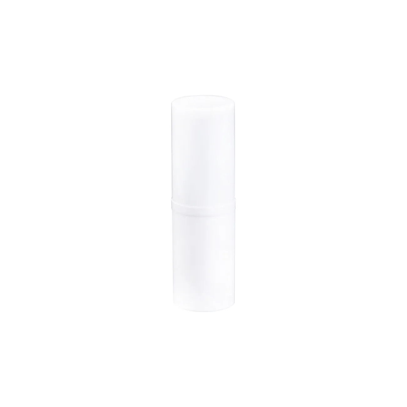 New white empty powder blusher high gloss cosmetic stick packaging solid lipstick tube