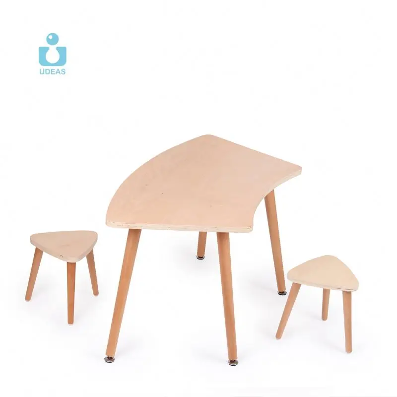 UDEAS Montessori Kindergarten Children Furniture Sets Kids Children Study Furniture Tables and Chairs Set
