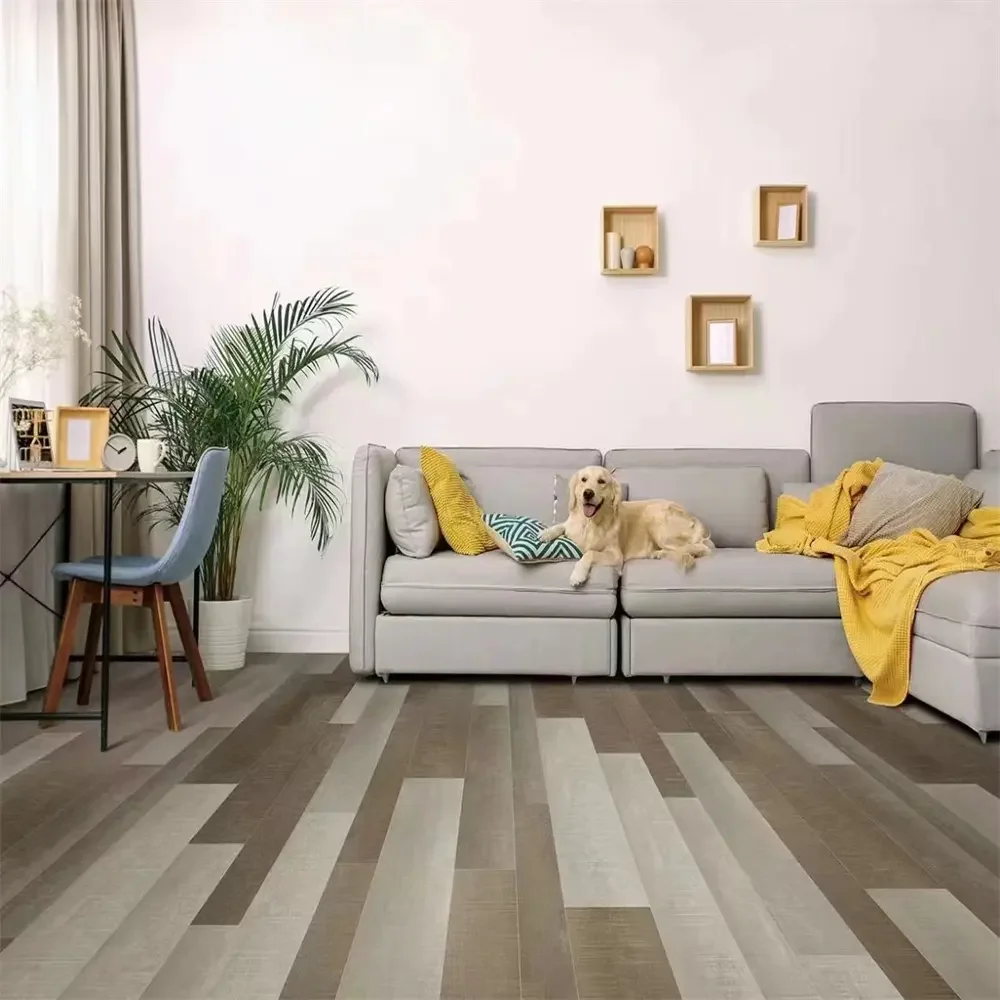 OEM ODM Customized Self-adhesive No Glue Down Loose Lay Wholesale Vinyl Flooring Plank Manufacture LVT Plank Click Floor