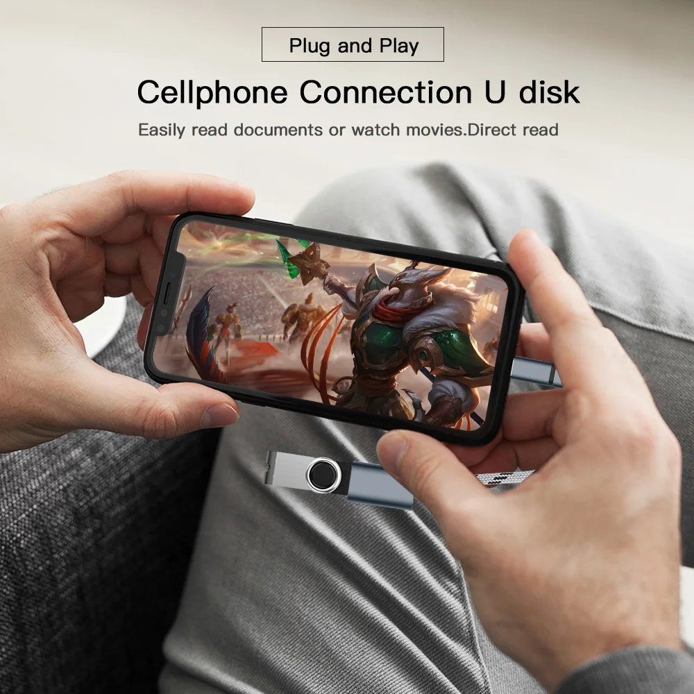 30% Off 2 in 1 USB3.0 OTG Adapter Cable Nylon Braid Micro/Type C Data Sync Adapter Cellphone Mouse Keyboard Connector for Mobile