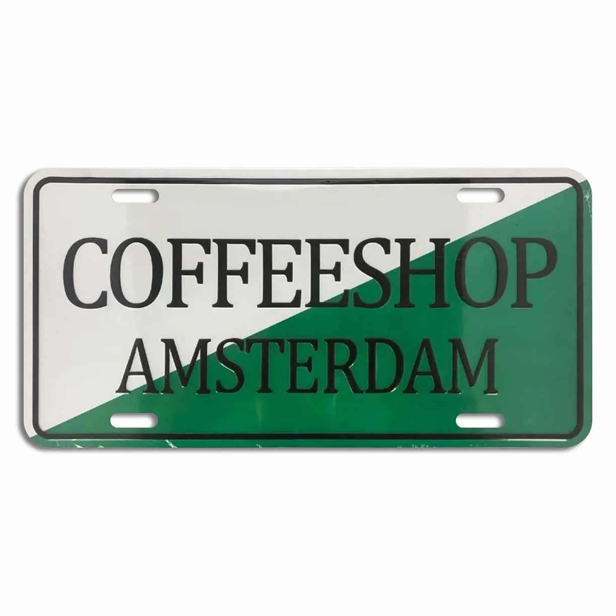 Netherlands Flag Metal License Plates National Flag Amsterdam City Decorative Car Front License Plate 6X12Inch Car Vehicle Auto