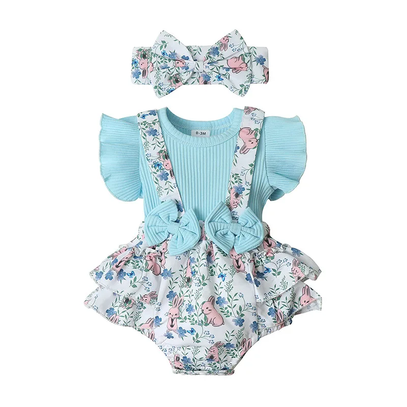 New Arrival Summer Fashion toddler girls sets Half sleeve suit loveliness Pattern Blouse And Skirt Children Girl Clothing Set