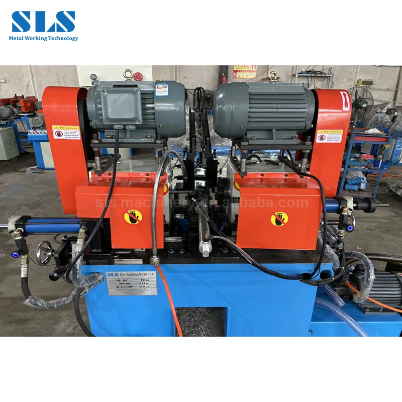 
Double Head Automatic Chamfering Machine for Solid Rod Bar Centre Hole Drilling / Pipe Inner wall Smoothing 
