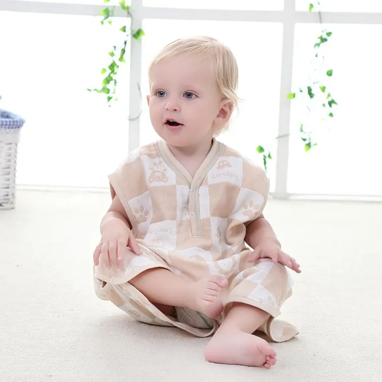 Акция милый пригодно для носки 100% хлопок детский летний спальный мешок