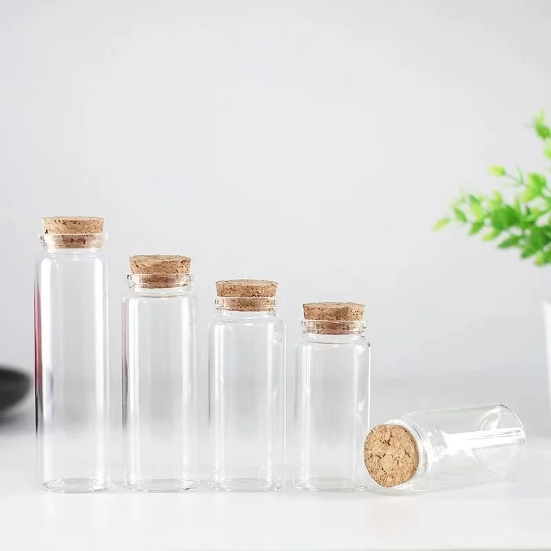 Glass Tubes With Corks Test Glass Tube With Cork Lid and glass jar for tea