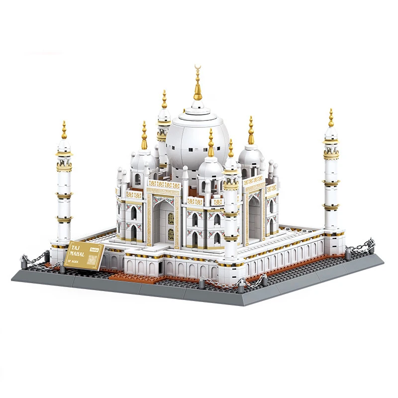 Best Selling Wange 5211 Famous Palace the TAJ MAHAL Model Building Blocks Bricks Classic Educational Block Toys for Kids