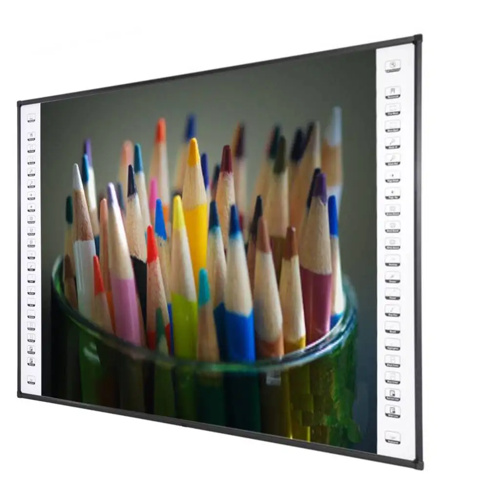 82 96 102 120 Inch Home Office School Double Sided Silver Black Aluminium Frame Dry Erase Board Magnetic Schedule Whiteboard