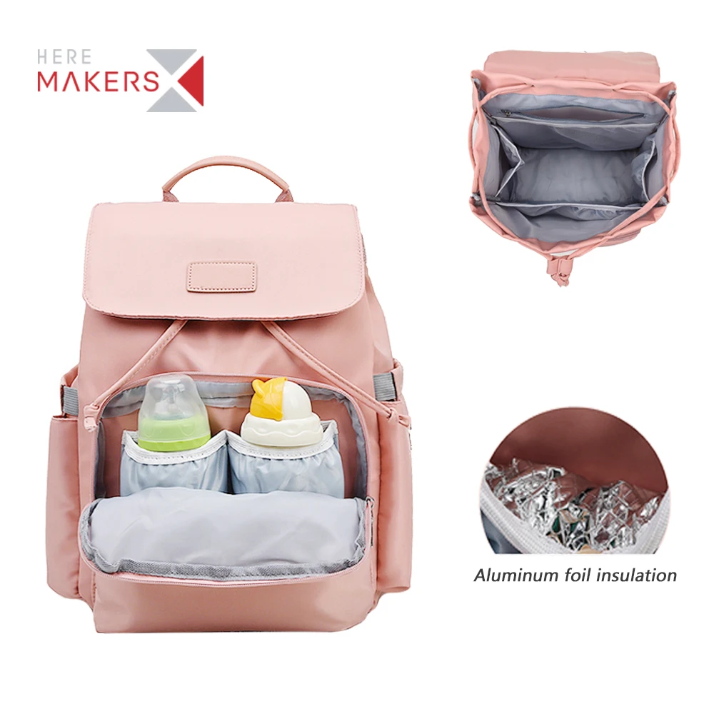 New Arrival Lightweight Mommy Diaper Backpack Wickeltasche Custom design Waterproof Baby Nappy Changing Bags