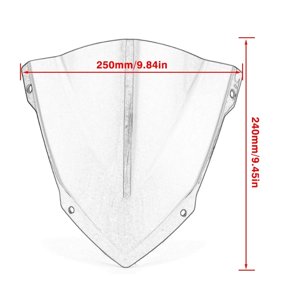 Motorcycle Sports WindScreen Windshield Wind Deflector For YAMAHA MT07 MT-07 MT 07 2018 2019 2020 FZ07 FZ-07
