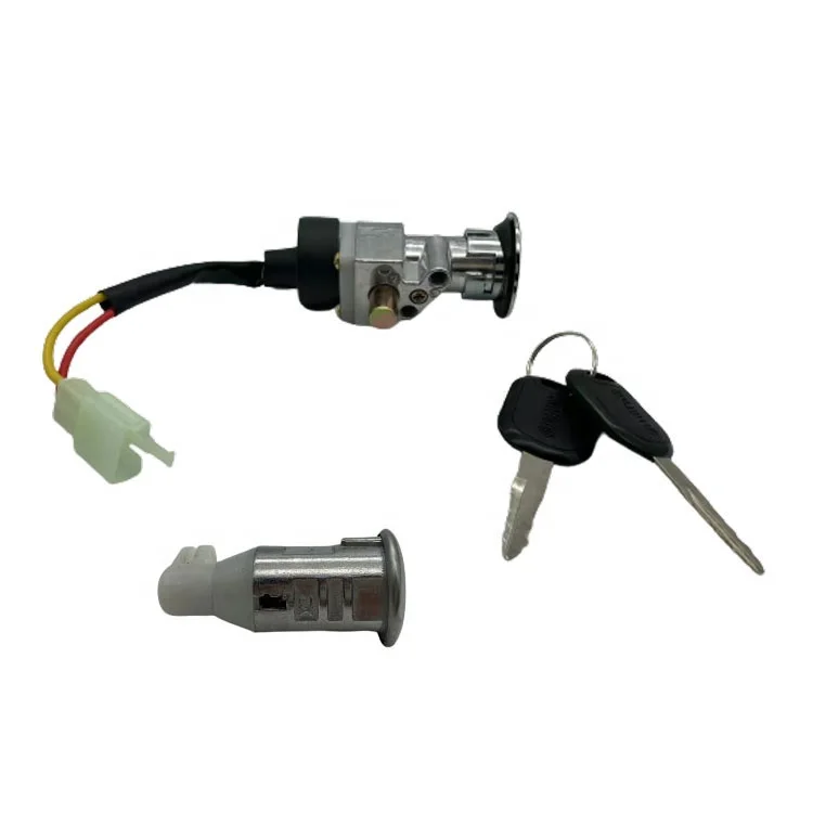 High Quality Motorcycle ignition Switch and Cushion Lock Key Set Motorcycle Lock Set