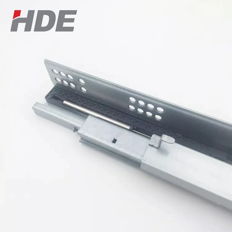 
Factory Top Grade Hot Selling Metal Tandem Concealed Drawer Slides Full Extension Soft Closing Undermount Slide 