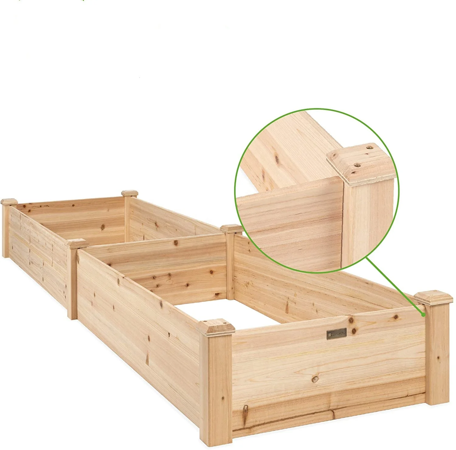 Настраиваемый дешевый деревянный садовый плантатор, кровать для сада, поднятый садовый плантатор для овощей, оптом