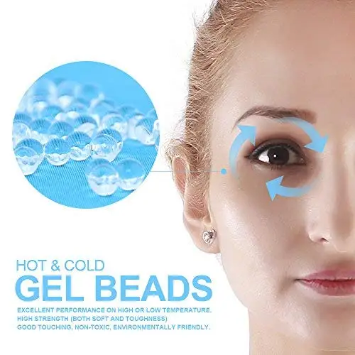 Hot Cold custom cool gel eyes mask hydrogel sleeping eye mask gel cool eye mask with ice gel