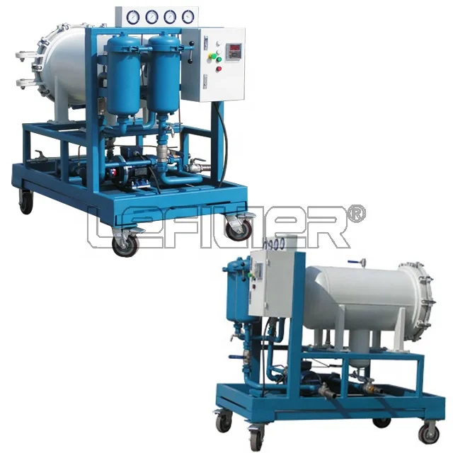 LYC-50J 50LPM coalescence separator water waste hydraulic oil purifier unit price