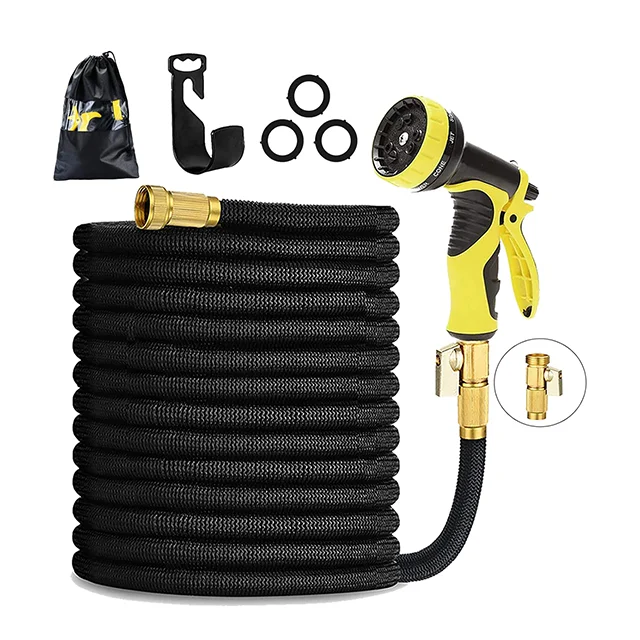 Professional Expandable Garden Hose Retractable Garden Hose Pipe With Spray Gun