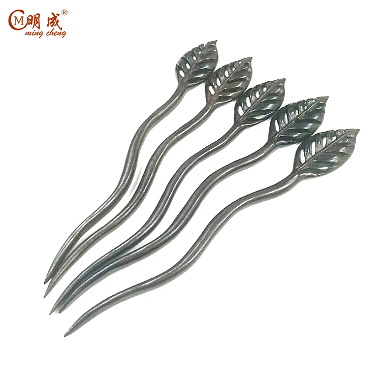 
High-quality black sandal wood carved hairpin stick on sales 