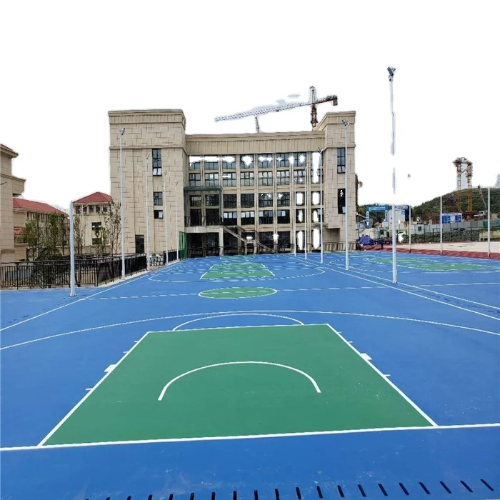 guangzhou elastic rubber handball court flooring paint