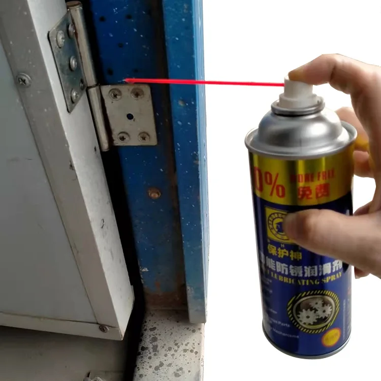 Free Sticky Mechanisms Eco-friendly 450ml Anti-rust Rust Lubricating Spray for Metal Protection