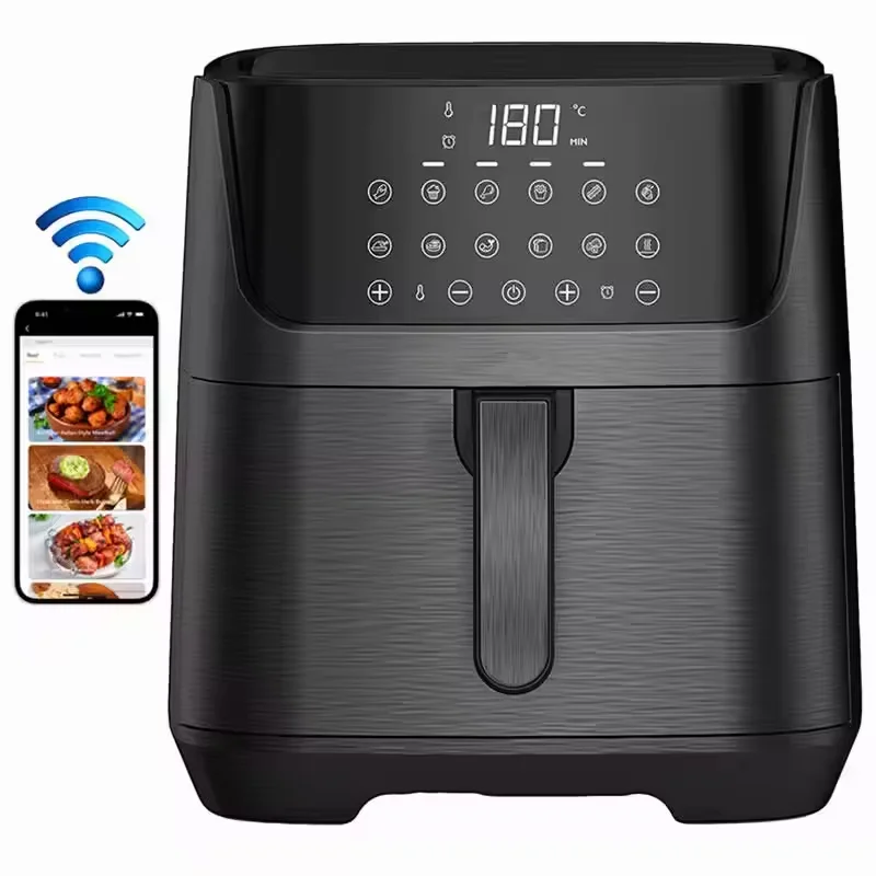 treasure star 8l stainless steel high power air fryer grill smart Double oven modern digital arizer touch screen dual airfryers