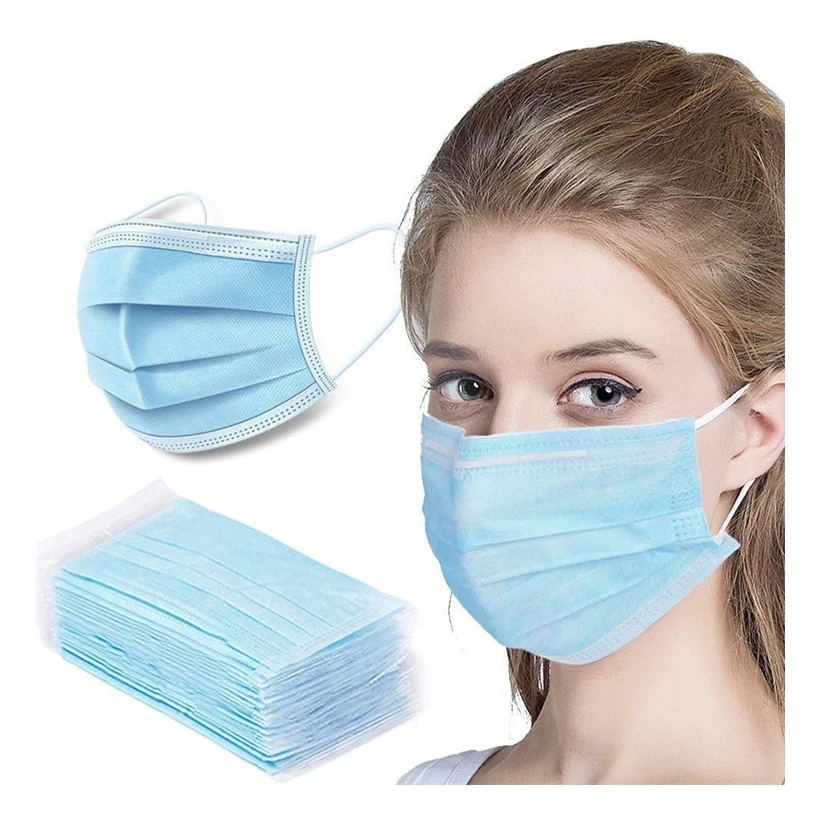 Factory 3 Ply Non Woven Medicall Disposable Face Mask With Best Quality And Low Price
