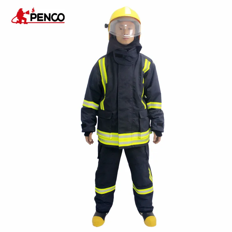 NFPA  STANDARD EN469 Approved Fire Fighting Clothing fireman suit turnout gear for firefighter