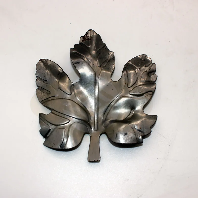 hot stamped metal leaves/metal grape leaves