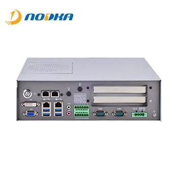 Industrial fanless single board PCIe Nuc Mini PC X86 Computer i3 4 Lan