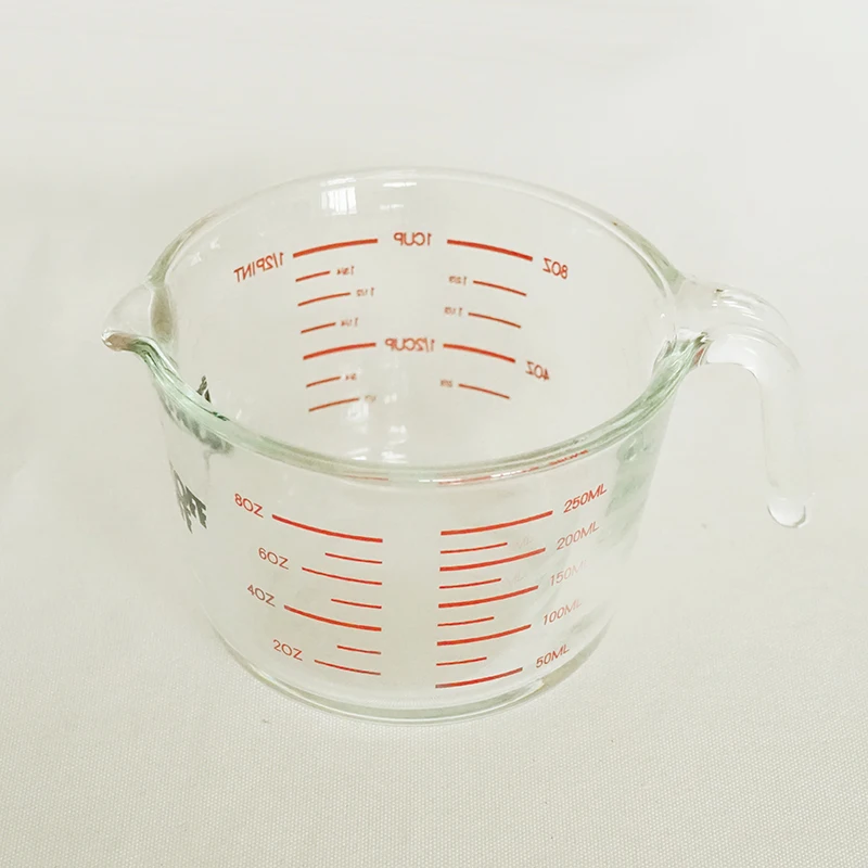 250ml 500ml 1000ml Coffee Making Measuring Glass Pot