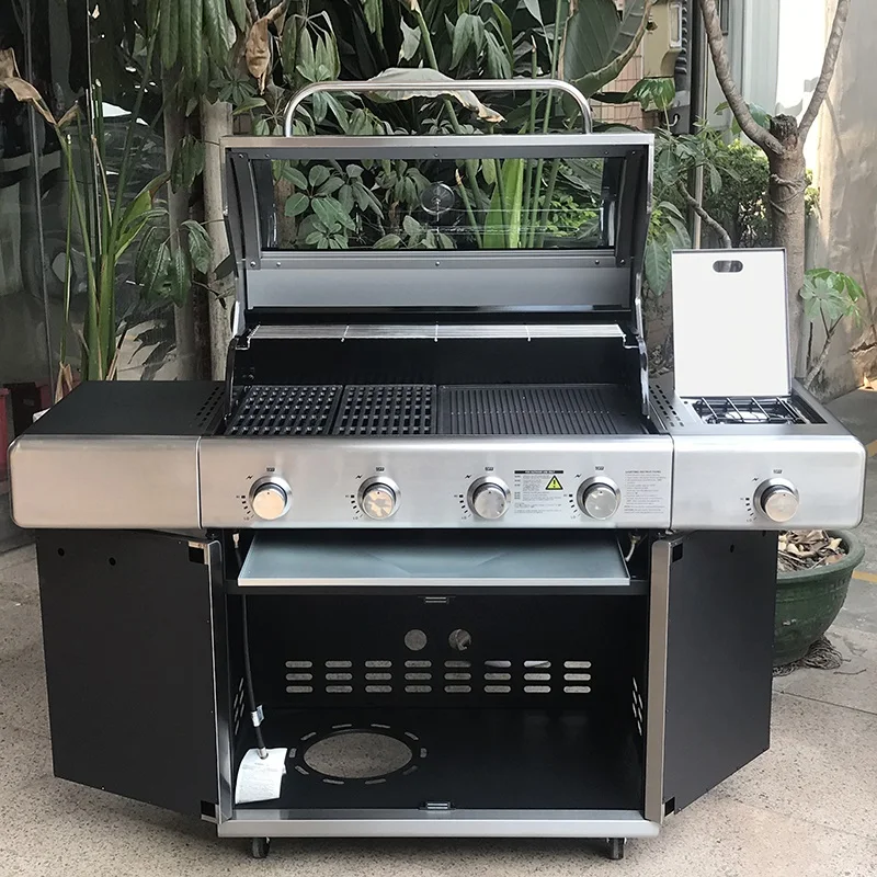 Family Household Commercial Gas BBQ Grill Machine Sydney Outdoor Barbecue Gas Grills